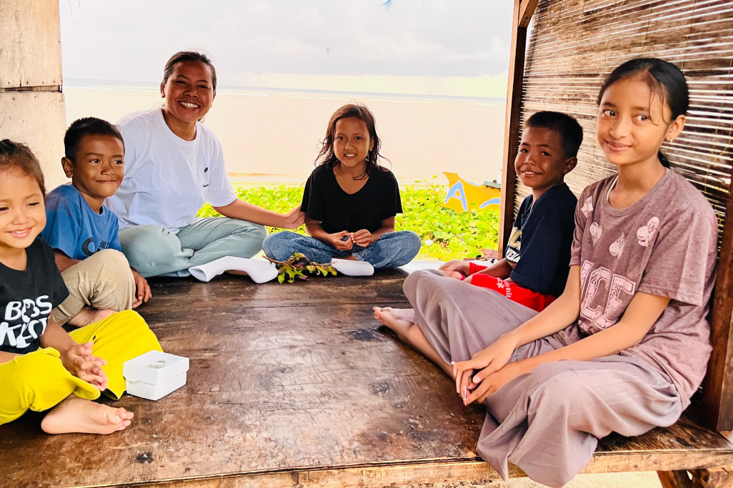 Indonesien, Lombok, Anak Nambung
